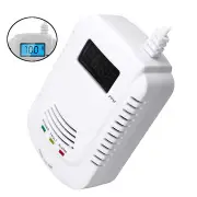 Digital Gas Leak Detector Propane Butane Methane Natural Gas Safe Alarm Sensor
