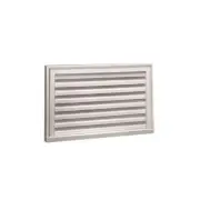 Fypon Gable Vents+Louvers 32"x16" Decorative Rectangular White Polyurethane