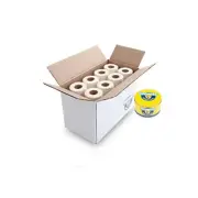 Howies Hockey Tape Pro Non-Stretch Grip WHITE Maximum Tack 12-PK with Tin