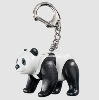 Playmobil Panda Bear Keychain Backpack Clip WWF Child Adult Cub Zoo Animal 6612