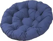 MYCENSE Hammock Chair Cushion Swing Chair Pad Round Outdoor Seat Cushion Garden Pod Mat for Office Home Porch Garden Balcony, Dark Blue