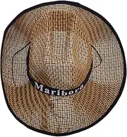 [CLISPEED] Cowgirl Hat Sun Hat Straw Beach Hat Western Style Hat for Men Women Lightweight Bucket Hat Versatile for Outdoor Activities Blue