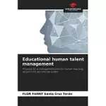 EDUCATIONAL HUMAN TALENT MANAGEMENT