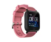 G20 Intelligent Bluetooth Ring Step Motion Heart Rate Waterproof Watch - PINK