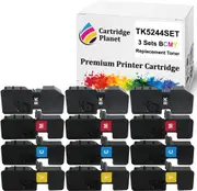 3 Sets BCMY Non-Genuine Toner Cartridge for Kyocera TK-5244 TK5244K TK5244K TK5244K TK5244 (4,000/3,000 (B/CMY) Pages) for M5526CDN M5526CDW P5026CDN P5026CDW