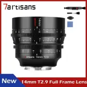 7artisans 14mm T2.9 Full Frame Cinema Lens for Canon Nikon Sony L Mount Camera