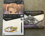 Prismacolor Premier Dual-Ended Art Markers, Chisel Fine Tip, Manga Lot 3 Boxes