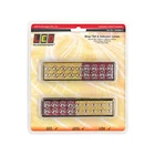 LED Autolamps Stop/Tail/Indicator Light LED 12-24V Twin Pack with Black Base ...