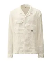 linen overshirt XL,L,M white