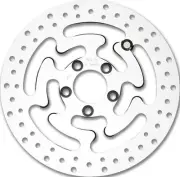 HD Polished SS 11.8in. Rear Brake Rotor Disc Harley Street Glide ST 22