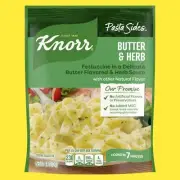 Knorr No Artificial Flavors Creamy Butter & Herb Pasta Sides Ready Meals