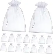 HANABASS 50pcs Drawstring Mesh Bags for Fruit Protection Breathable Netting Bags for Garden Use Secure Closure for Strawberries Tomatoes Blueberries Durable and Reusable