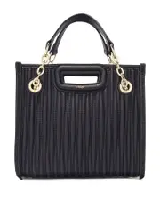 Maje Mini Quilted Leather Tote