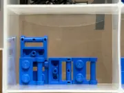 LEGO Parts - Blue Plate 1 x 2 with Bar Handle on Side - No 48336 - QTY 5