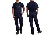 KIng Gee Mens Originals Bib & Brace Cotton Drill Work Overalls K02010 - Navy