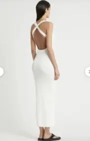 Sir the Label Women’s New Marcelle Dress White Sz 2 RRP$460