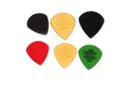 Guitar Picks Dunlop Variety Pack Jazz Size 6 Pack
