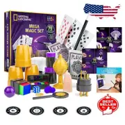 Fun and Educational NATIONAL GEOGRAPHIC Magic Kit - 75+ Tricks with Card Decks