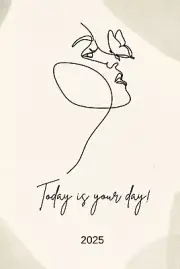 TODAY IS YOUR DAY!: 300 PAGES JOURNAL NOTEBOOK. Beautiful Hard Cover, Interio...