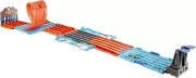 Race Crate Toy Car Track Set - 3 Transformable Stunts with 2 Cars & Storage