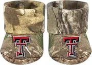 [Creative Knitwear] Texas Tech University Newborn Baby Bootie Sock