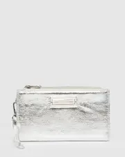Silver Zarinda Wristlet Wallet