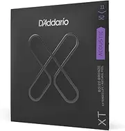 D'Addario Guitar Strings - XT 80/20 Bronze Coated Acoustic Guitar Strings - XTABR1152 - Extended String Life with Natural Tone & Feel - For 6 String Guitars - 11-52 Custom Light