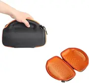 XBERSTAR Hard Case for JBL Charge 6 Speaker Carrying Case Travel Protective Bag with Shoulder Strap (Black Orange)