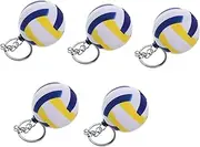 BESPORTBLE 5pcs Volleyball Keychains Volleyball Charms Backpack Accessories Unique Design Creative Purse Charms for Sport Enthusiasts