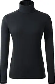 [HieasyFit] Women's Soft Cotton Turtleneck Top Basic Pullover Sweater