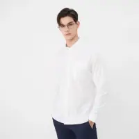 在飛比找momo購物網優惠-【GIORDANO 佐丹奴】男裝輕薄彈力長袖襯衫(11 白)
