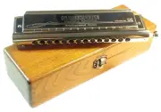 $350 OFF Suzuki Slider SC 56 Chromatic Harmonica Round Mouthpiece + Wooden Case