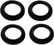 E26 E27 Lamp Shade Collar Rings,JNXQWE Light Socket Ring,E26 E27 Lock Socket Replacement Adapter Ring with Inner Diameter of 1.57 Inches（40MM）, Retainer Rings for Light Fixture (4, Black)