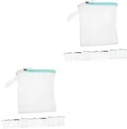 FONDOTIN 2sets Laundry Hamperbasket Netted Bag for Washing Machine Underwear Washing Machine Mesh Laundry Bag 8pcs*2