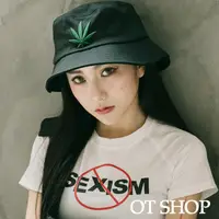 在飛比找蝦皮購物優惠-帽子 大麻葉漁夫帽 遮陽帽 盆帽 嘻哈街頭穿搭配件 商品皆實