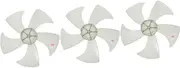 Amosfun Pcs Indoor Fan Blades Easy to Install Replacement Blades for Table Fan High Air Volume and Low Noise