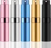 5Pcs/8Ml Perfume Travel Refillable, Portable Perfume Atomizer Refillable, Empty
