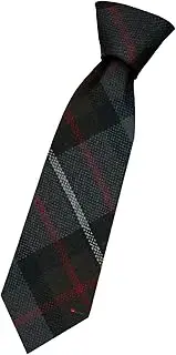 [I LUV LTD] Boys All Wool Tie Woven And Made in Scotland in Ferguson Weathered Tartan