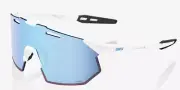 100% HYPERCRAFT SQ SPORT PERFORMANCE FRAMELESS SUNGLASSES HIPER BLUE MIRROR LENS