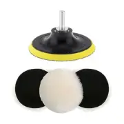 3 PCS Wool Polishing Buffing Pad, Polishing Buffing Wheel for Drill Buffer At...