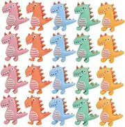 CAXUSD 20pcs Dinosaur Push Pins Decorative Flatback Chars for Cork Board Office Desk Accessories Cute Pushpins Bulletin Board Decor