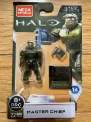 Brand NEW- Mega Bloks Construx Halo Heroes: Series 14 - Master Chief (GVG44)