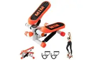 Yopower Mini Stepper with Resistance Band Calories Count Orange