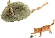 Mice Toys for Cats,Realistic Kitten Chew Toy | Plush Interactive Chew Catch Play Mice Animals Realistic Safe Squeak for Indoor Kittens