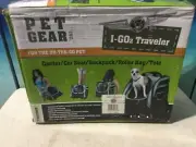 Pet Gear I-GO2 Roller Backpack Travel Carrier Car Seat for Cats/Dogs New