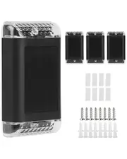 Fresh Fab Finds 4 Pack Solar Powered Wall Sconce Light