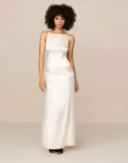 Agent Provocateur Classic Ivory Silk Slip Dress AP4 Large NWT