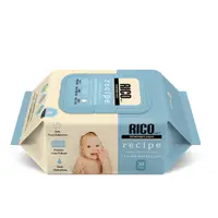 在飛比找蝦皮購物優惠-韓國RICO baby 嬰兒口手濕紙巾 recipe 30抽