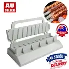 Manual Barbecue Skewer Tool BBQ Meat Skewer Maker Corn Fish RO