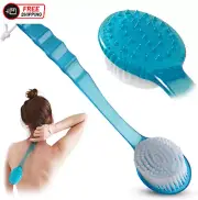 Bath Body Brush - Long Handle Back Shower Brush Exfoliating Back, Body, and Feet